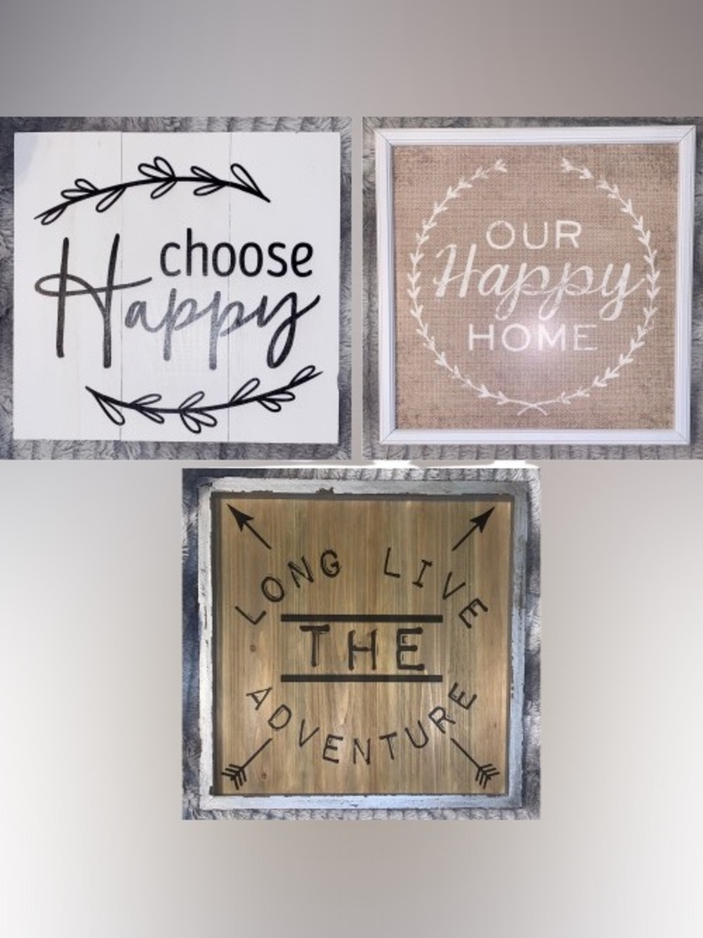 Rustic Decorative Wall Signs